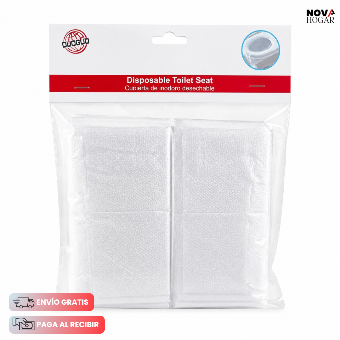 FlushShield™ Pack x20 Protector Higiénico Para Inodoro
