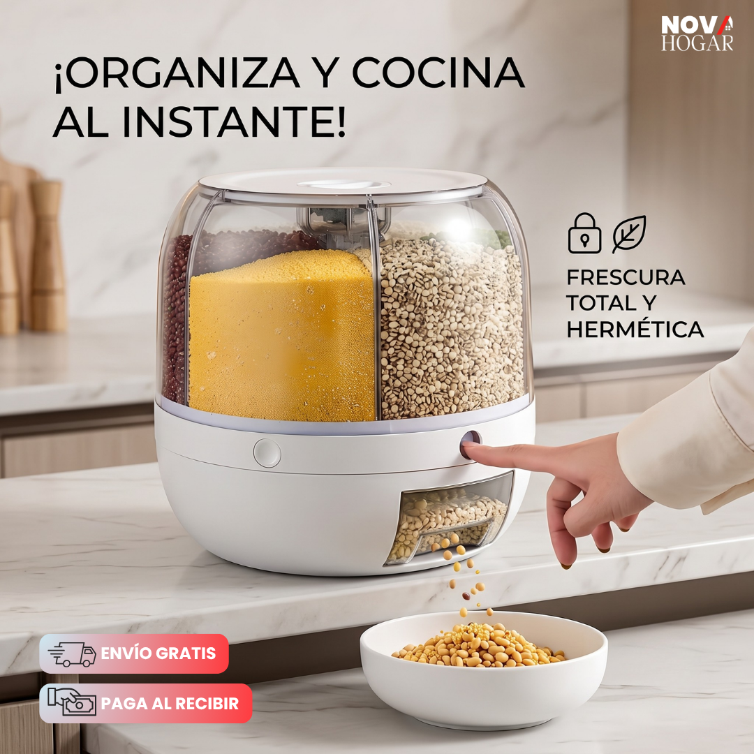 SpinPantry™ Organizador Hermético Para Cocina