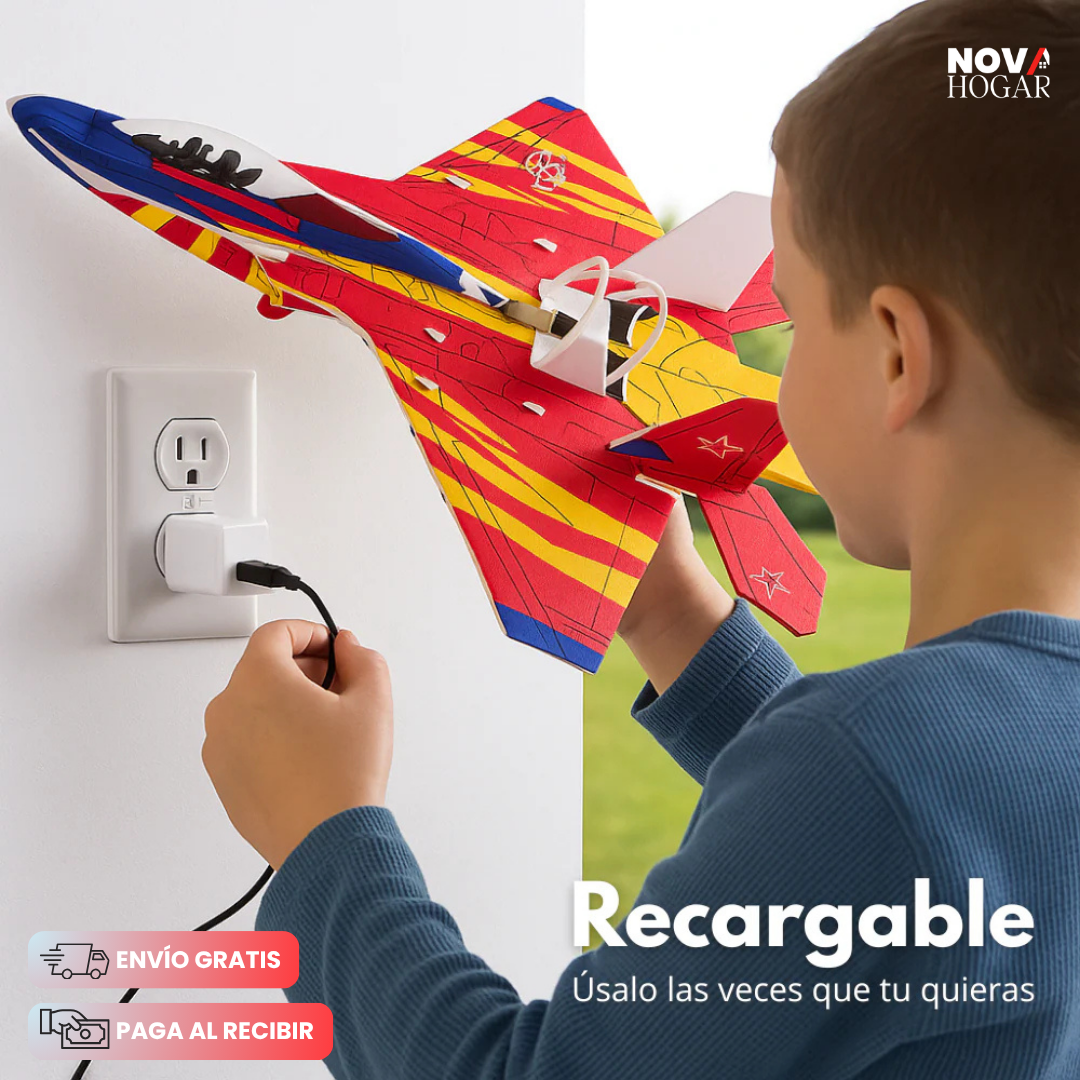 AeroGlide™ 2x1 Avión De Lanzamiento Para Niños
