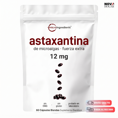 Astaxanthin En Softgels Suplemento Antioxidante De Alta Potencia