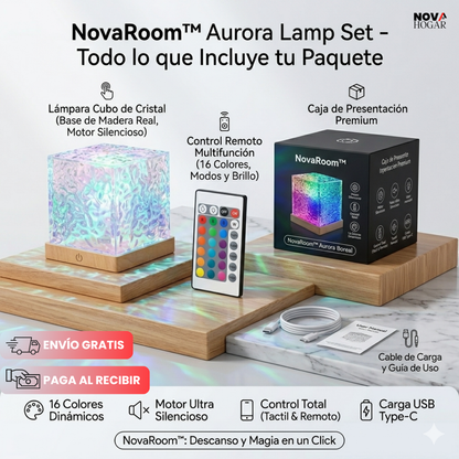 NovaRoom™ Lámpara Impresionantes Auroras Boreales