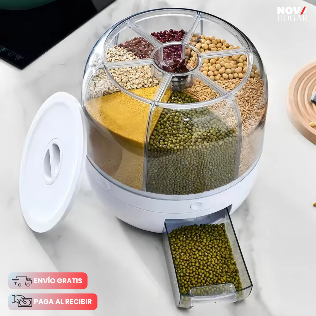 SpinPantry™ Organizador Hermético Para Cocina