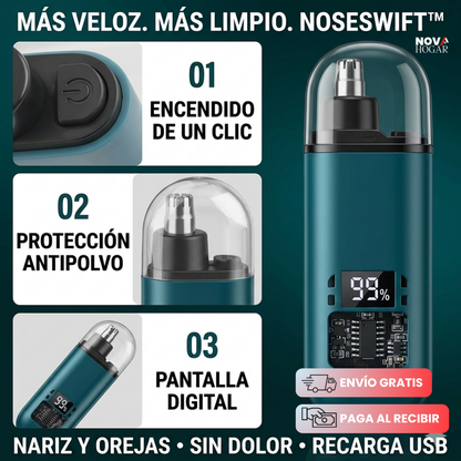 NoseSwift™ Depilador Digital De Nariz Y Orejas