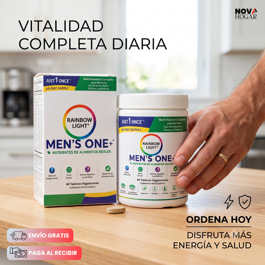 Rainbow Light Men's One Multivitamínico Natural Para Hombres