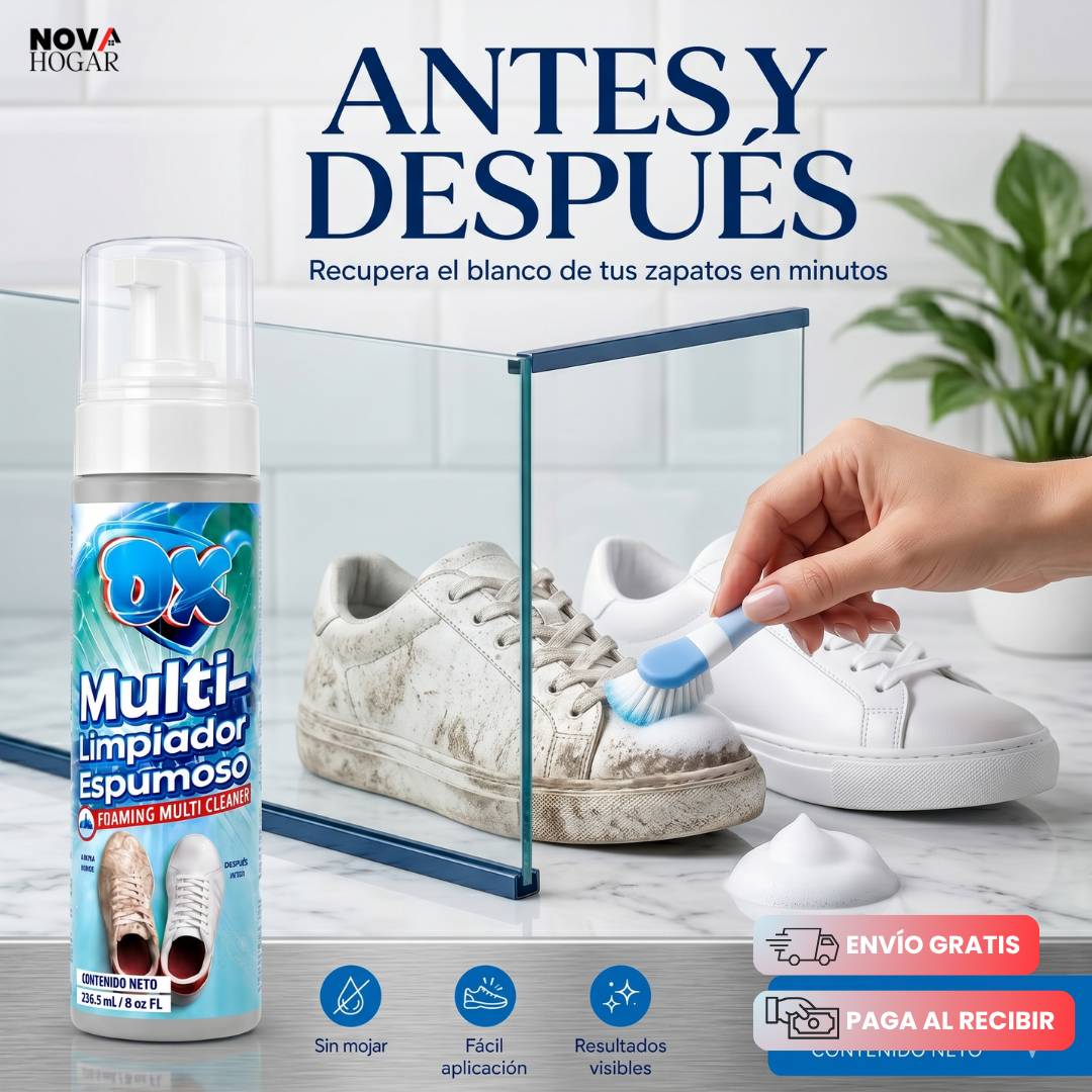 SwiftFoam™ Espuma Limpiadora De Calzado Rápida
