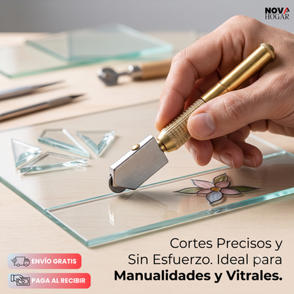 TungstenCore™ 2x1 Lápiz Cortador De Vidrio Profesional