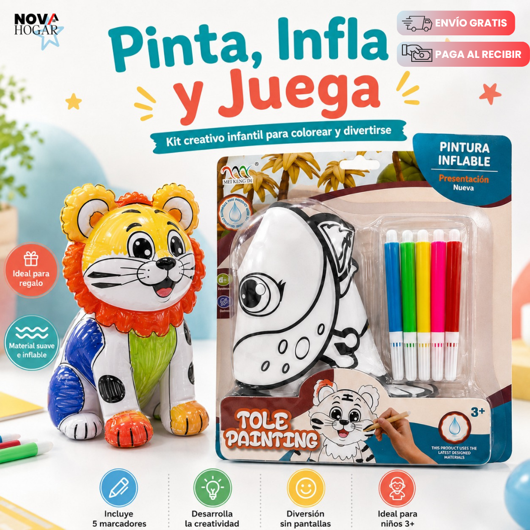 AirCanvas™ Juguete Inflable Para Pintar