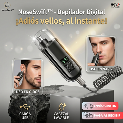 NoseSwift™ Depilador Digital De Nariz Y Orejas