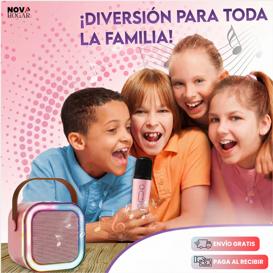 K-PopStar ™ Altavoz Infantil Bluetooth con 1 Micrófono