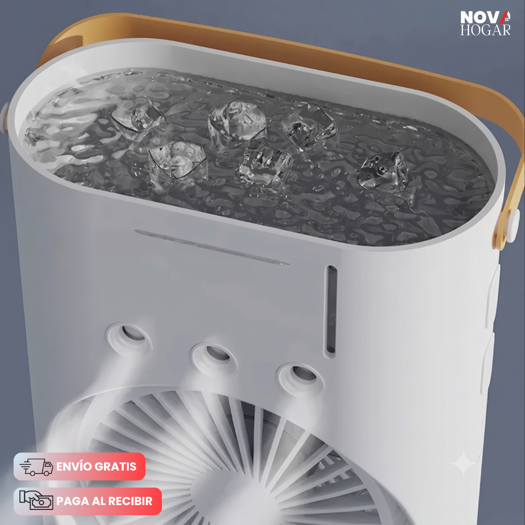 IceBreeze™ Ventilador Dual Con Humidificación Fresca