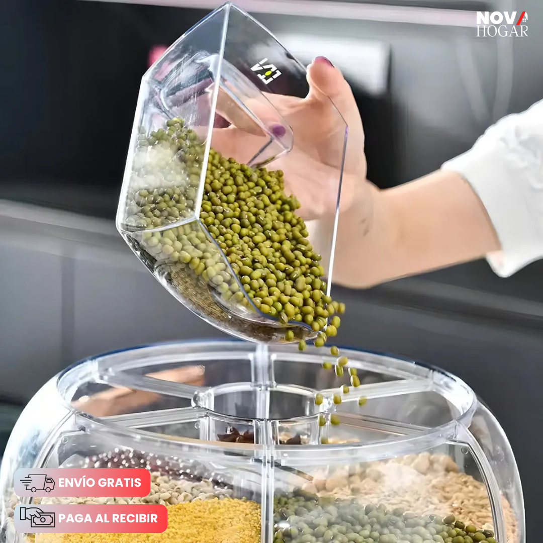 SpinPantry™ Organizador Hermético Para Cocina