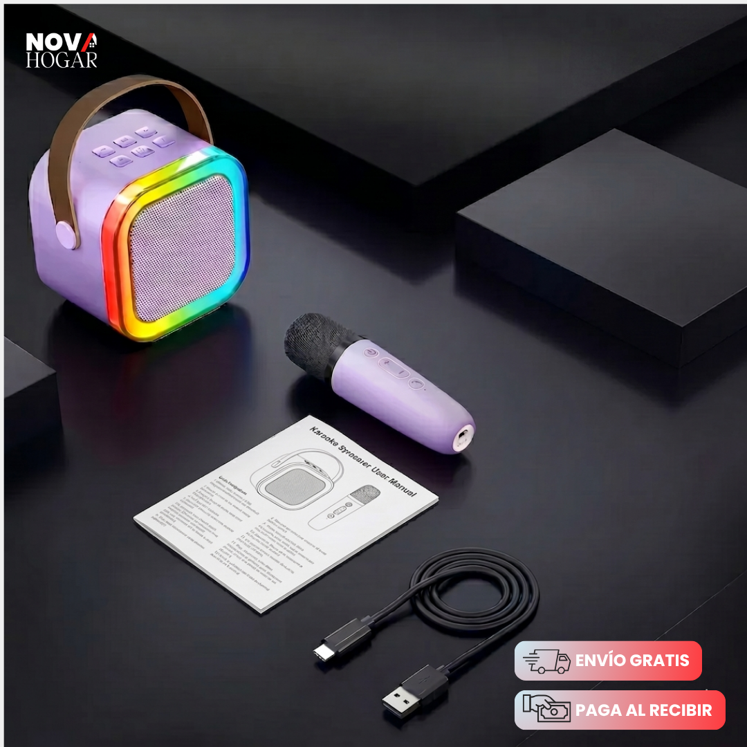 K-PopStar ™ Altavoz Infantil Bluetooth con 1 Micrófono