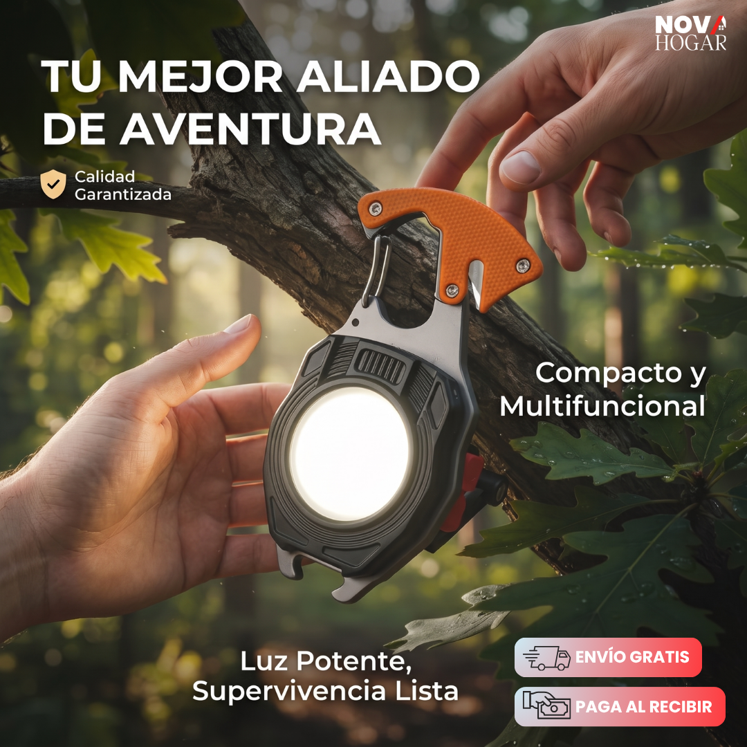 OmniSpark™ Linterna De Bolsillo Multifuncional Todo En Uno