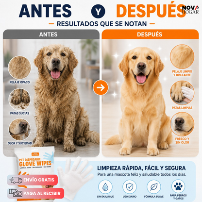 PawGlove™ Guantes Húmedos Para Mascotas