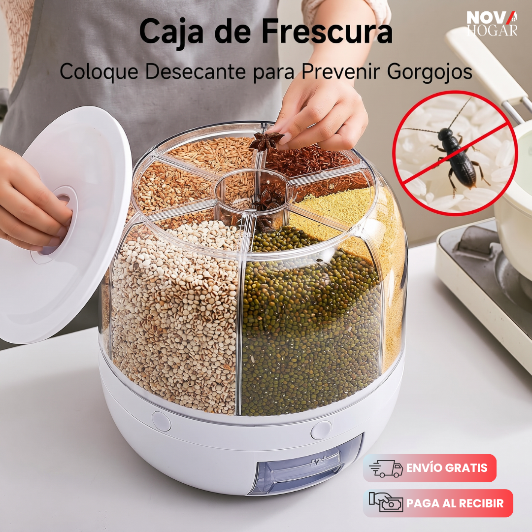 SpinPantry™ Organizador Hermético Para Cocina