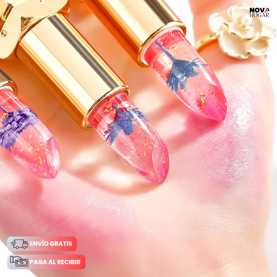 2x1 LushBloom™ Bálsamo Labial de Esencias Naturales