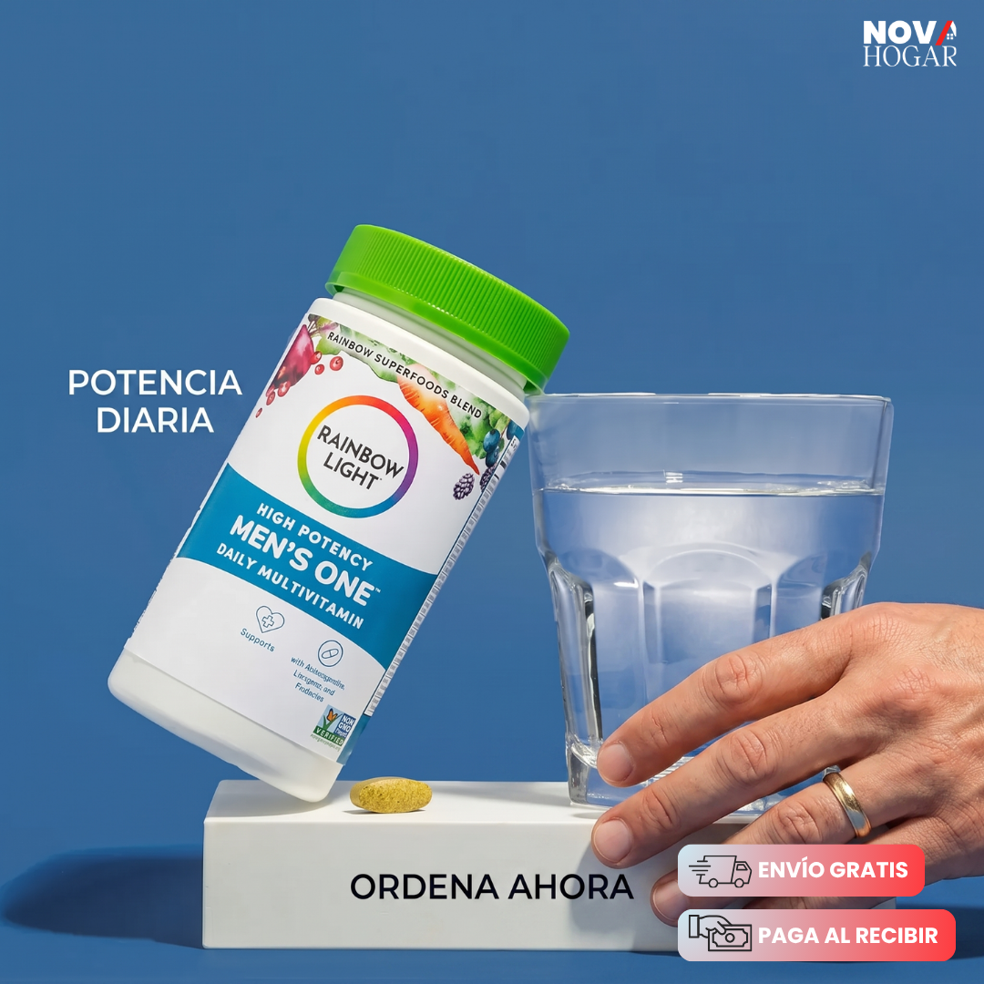 Rainbow Light Men's One Multivitamínico Natural Para Hombres