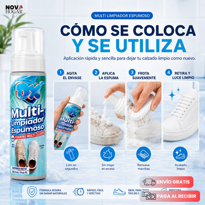 SwiftFoam™ Espuma Limpiadora De Calzado Rápida