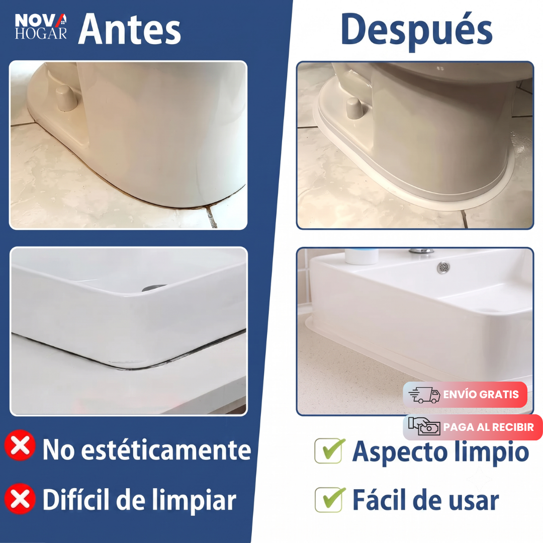 QuickCaulk Strip™ Cinta Selladora Fácil Instalación