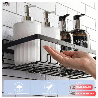 BathRack™ Pack x5 Organizador de Baño Premium