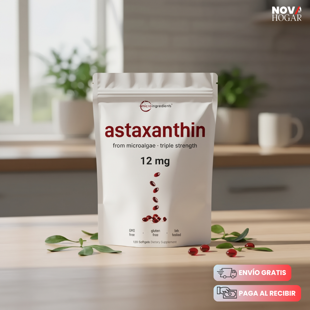 Astaxanthin En Softgels Suplemento Antioxidante De Alta Potencia