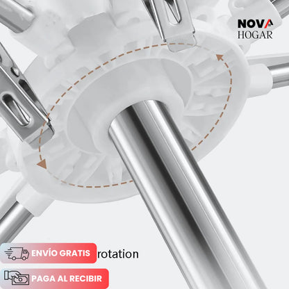 FlexDry™ Tendedero Plegable Giratorio 3 Niveles