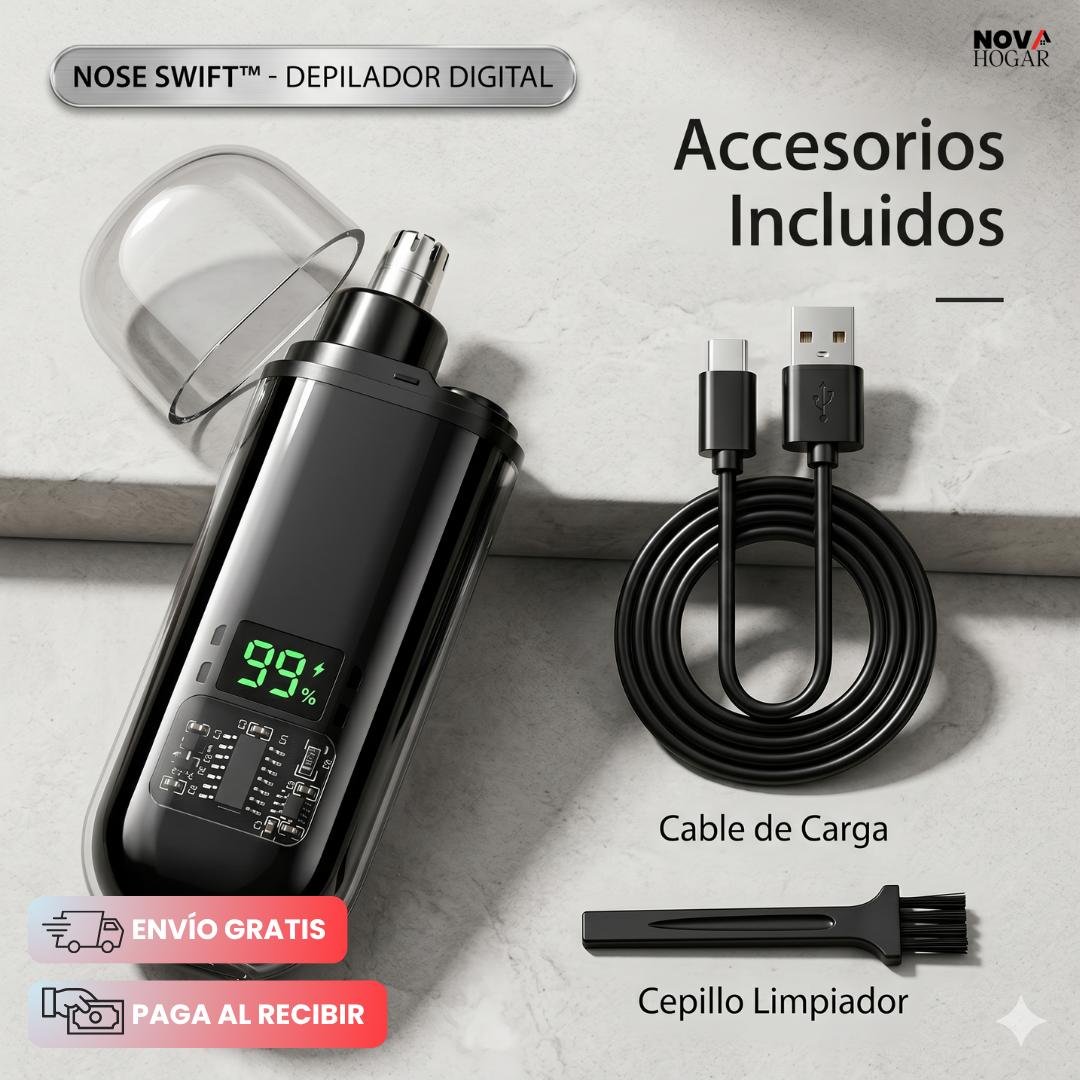 NoseSwift™ Depilador Digital De Nariz Y Orejas