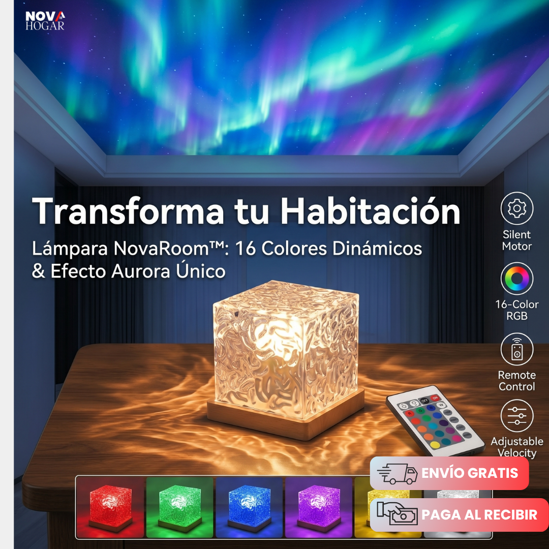 NovaRoom™ Lámpara Impresionantes Auroras Boreales