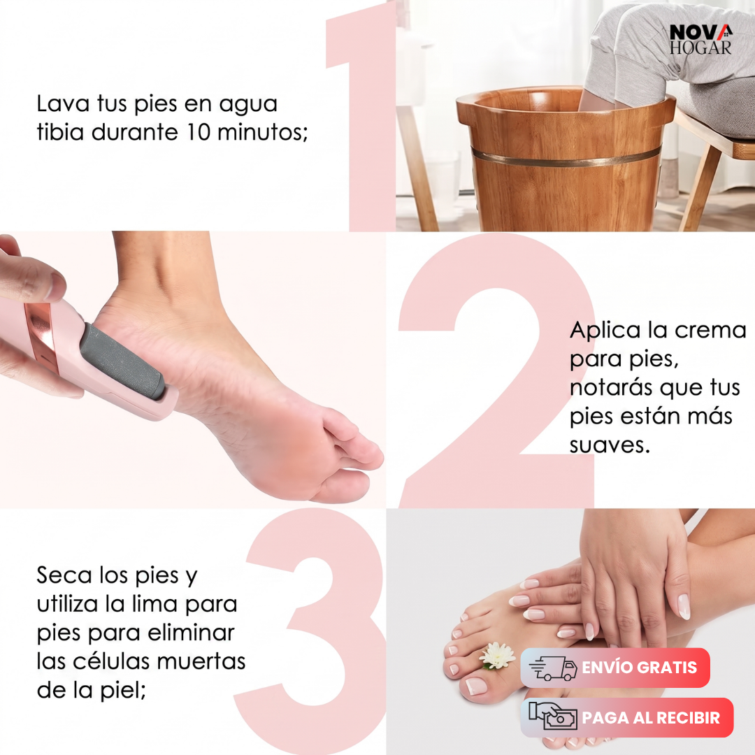 BareFeet Pro™ Pulidor De Pies Eléctrico