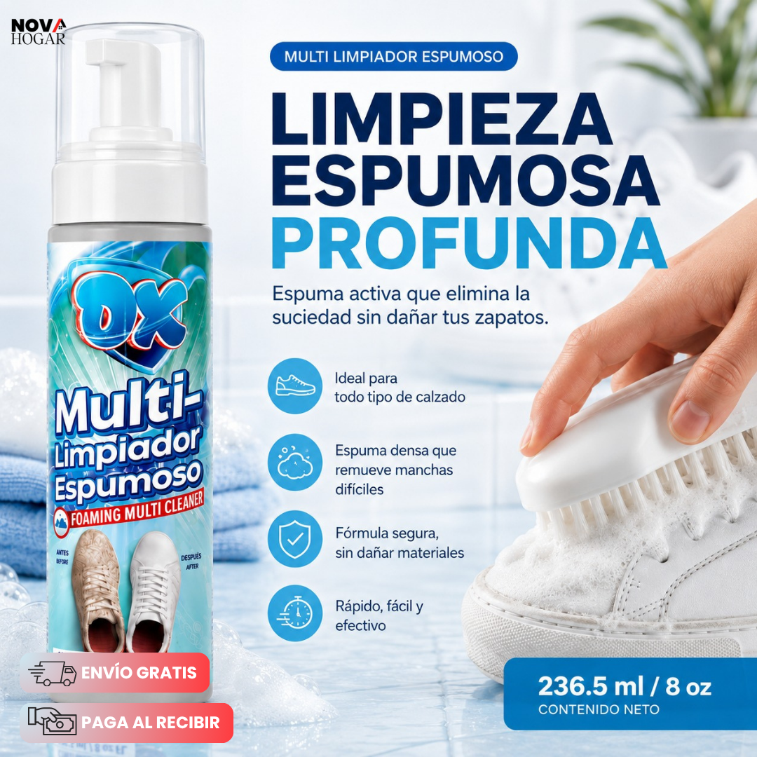 SwiftFoam™ Espuma Limpiadora De Calzado Rápida