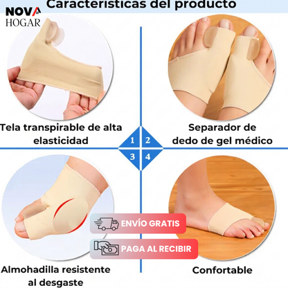 2x1 FlexiAlign™ Soporte Flexible Para Juanetes