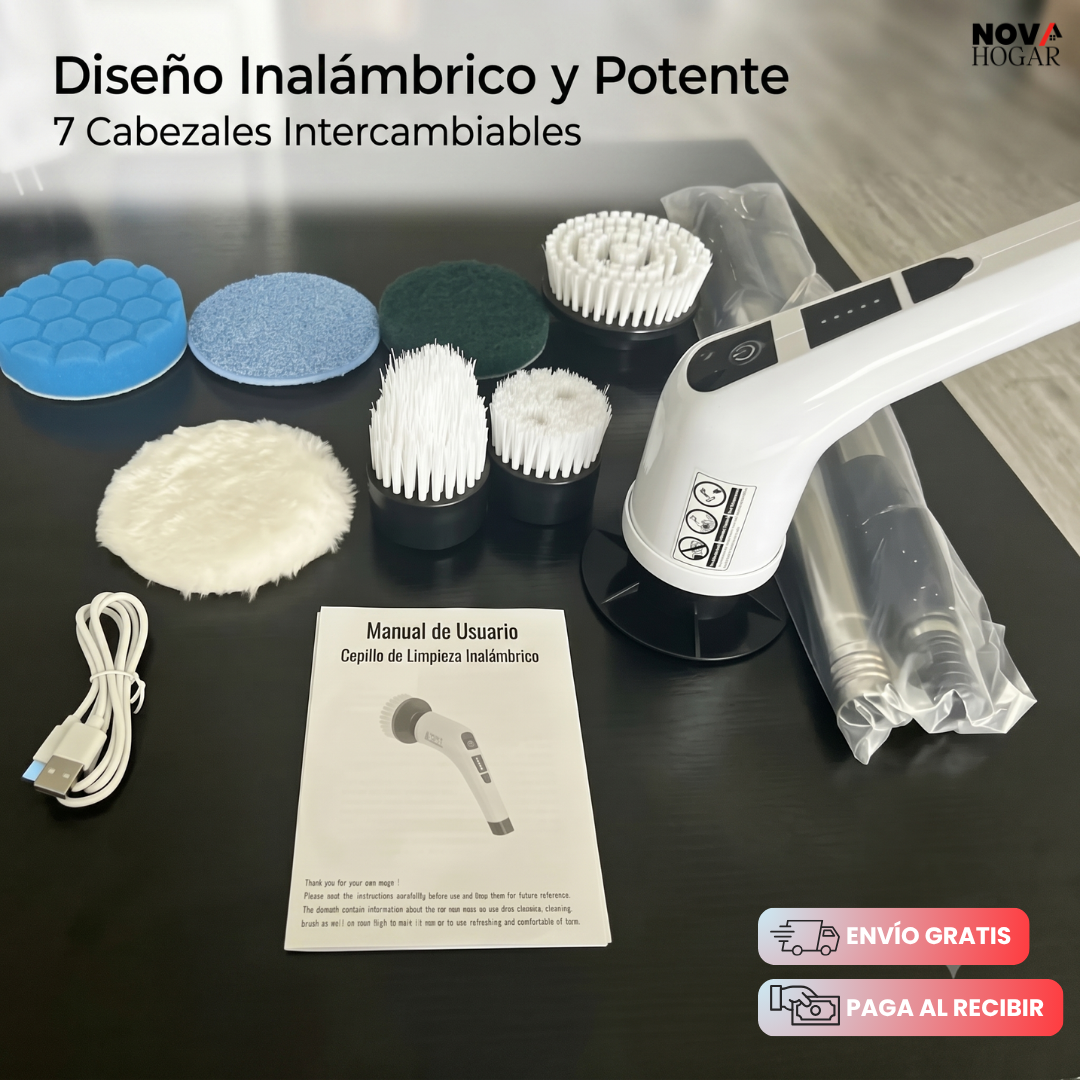 EasyGleam™ Cepillo Inalámbrico Limpieza Fácil