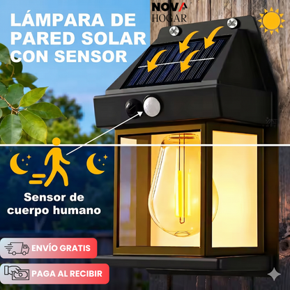 LuminaWall™ Foco Solar Inteligente Para Exterior