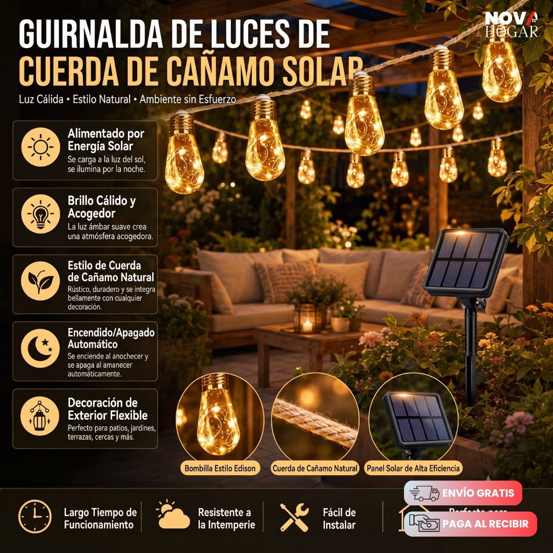 SolarFairy™ Guirnalda De Bombillas Mágicas