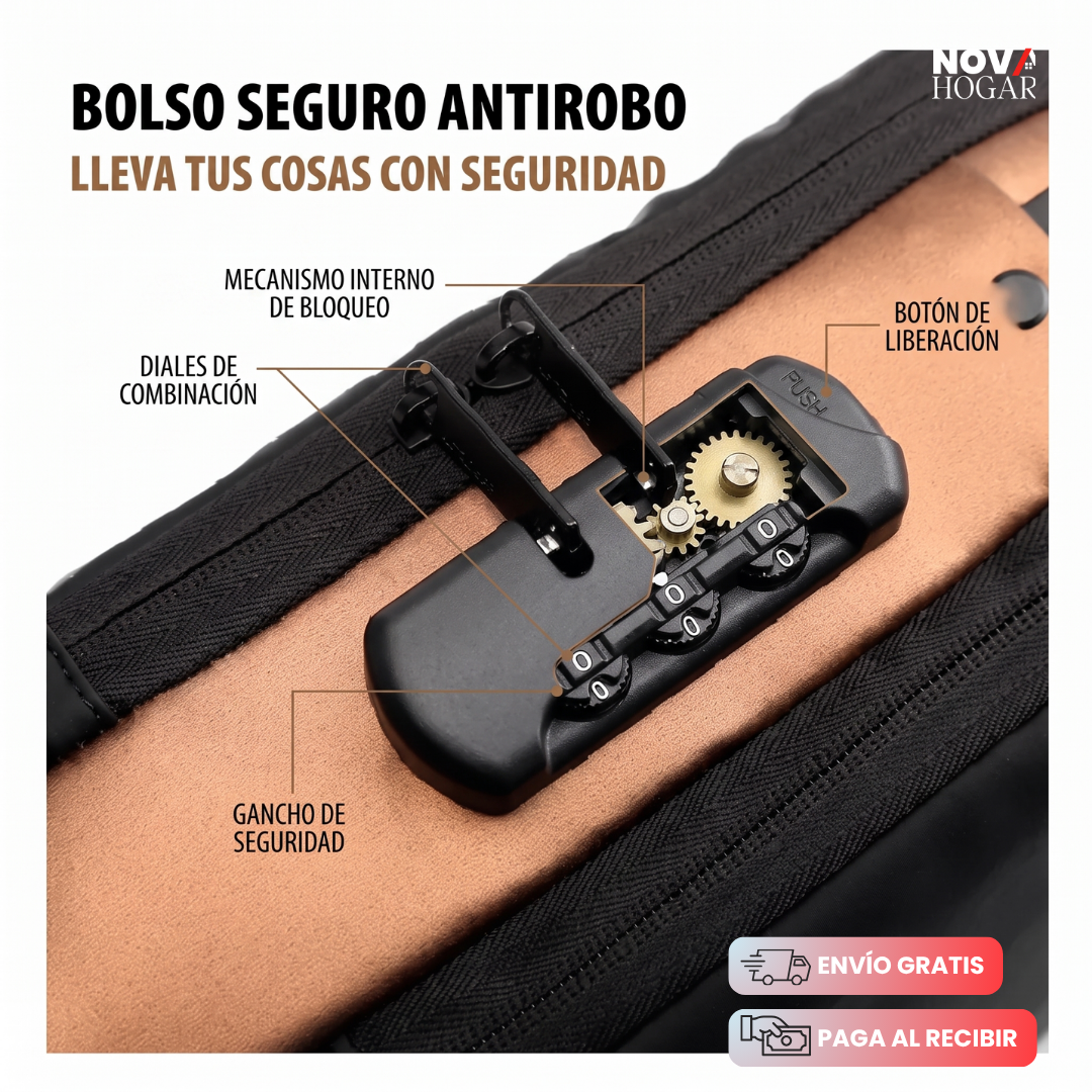 SafeGuard Pro™ Bolso De Pecho Antirrobo Impermeable