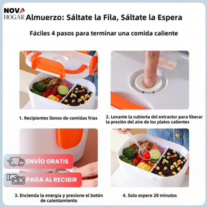 QuickWarm™ Calentador Portátil De Alimentos