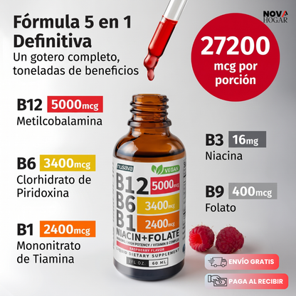 2x1 Vitamin B12,B6,B1 Complex