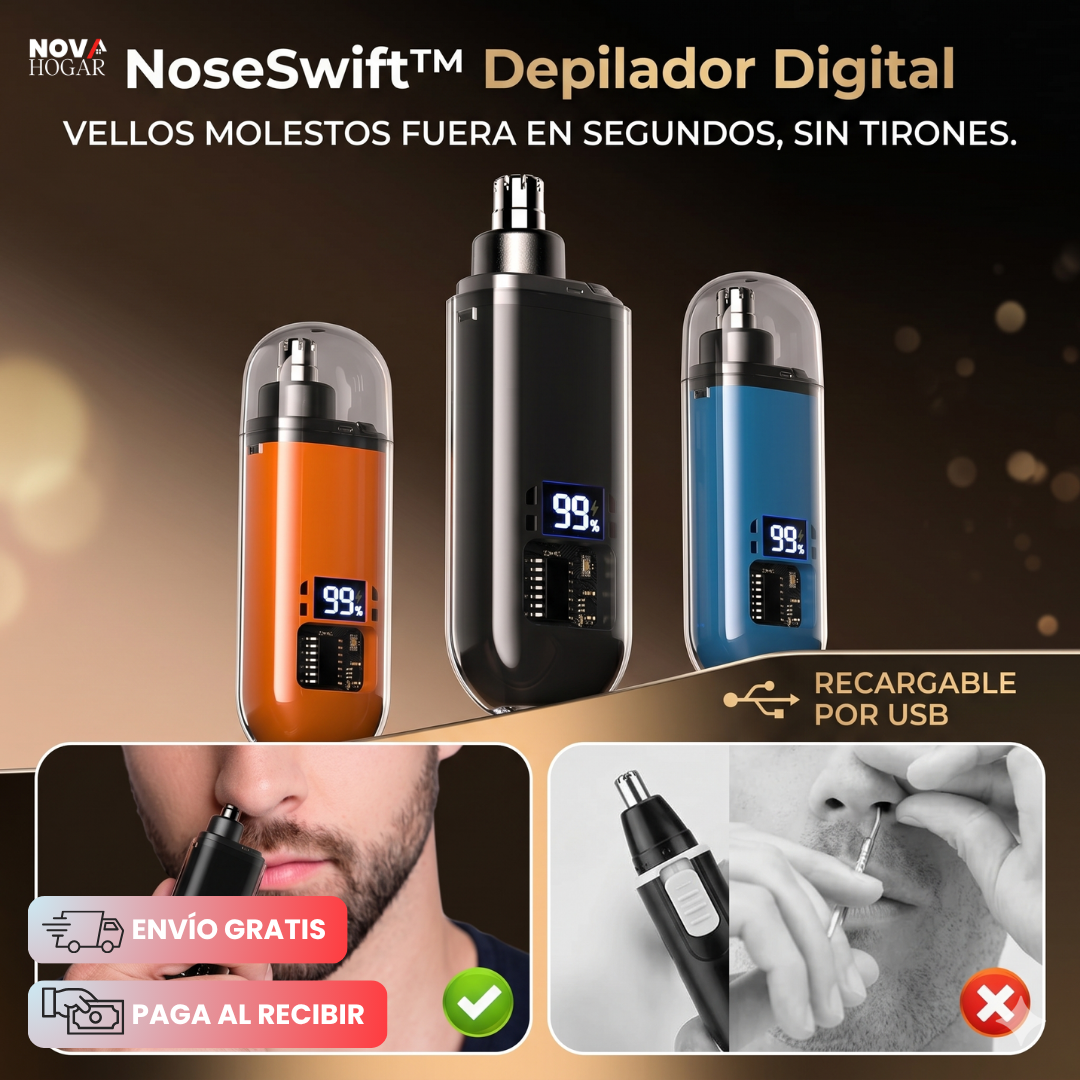 NoseSwift™ Depilador Digital De Nariz Y Orejas