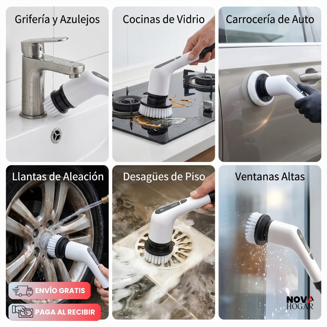 EasyGleam™ Cepillo Inalámbrico Limpieza Fácil