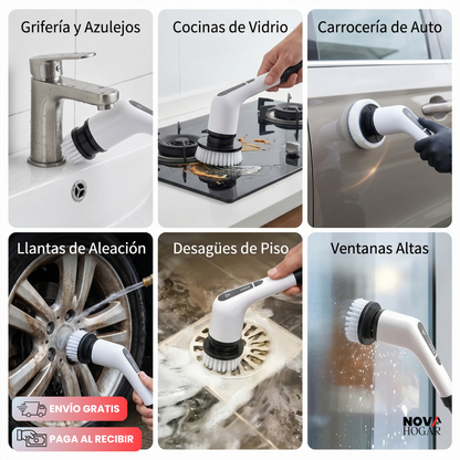 EasyGleam™ Cepillo Inalámbrico Limpieza Fácil