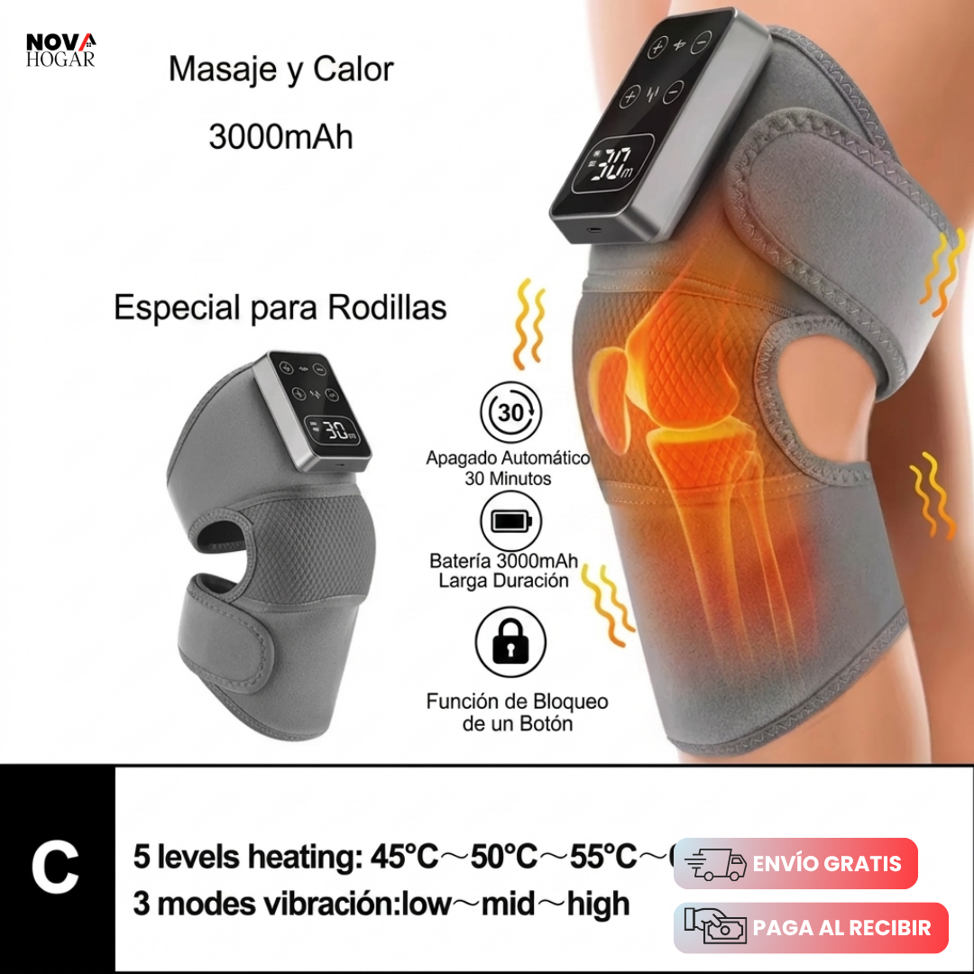 KneeRelief™ Rodillera Masajeadora Con Calor