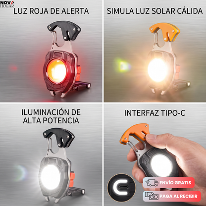 OmniSpark™ Linterna De Bolsillo Multifuncional Todo En Uno
