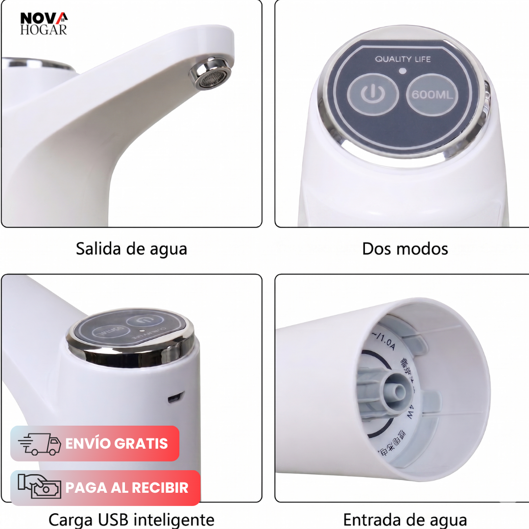 HydraTouch™ Dispensador Automático De Agua Recargable