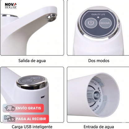 HydraTouch™ Dispensador Automático De Agua Recargable