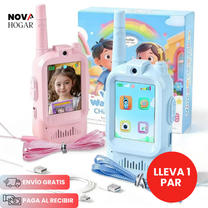 KidConnect™ Video Walkie Talkies para Niños