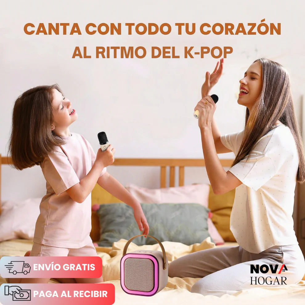 K-PopStar Duo™ Altavoz Infantil Bluetooth con 2 Micrófonos