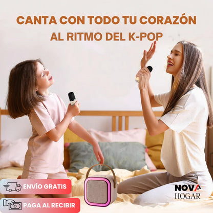 K-PopStar Duo™ Altavoz Infantil Bluetooth con 2 Micrófonos