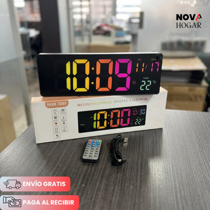 SmarTime™ Reloj Digital de Pared de Gran Tamaño