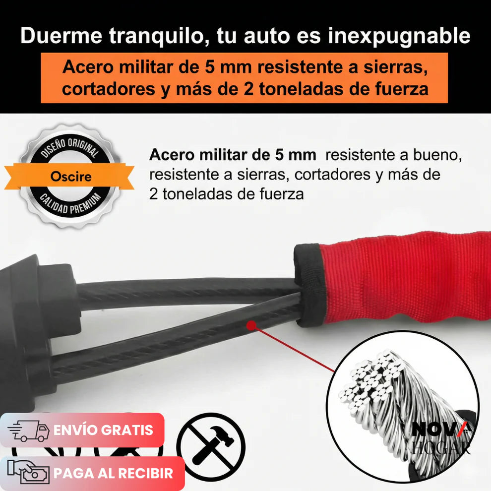 SafeSteer™ Candado De Seguridad Para Volante